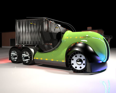 Atropos - аэродинамический гибридный грузовик будущего